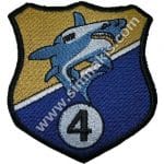 4.Karahavacılık Alayı Logo Nakış işleme Arma Patch Dokuma 9x7,5 cm
