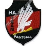 Paintball Team Logo Nakış işleme Arma Patch Dokuma 9x7 cm