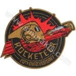 Rocketer Nakış işleme Arma Patch Dokuma 10x9 cm