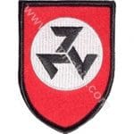 Z Nakış işleme Arma Patch Dokuma 8x5,5 cm