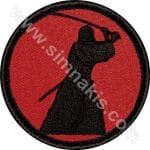 Ninja Nakış işleme Arma Patch 8x8 cm