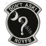 Don't Ask Noyfb Nakış işleme Arma Patch Dokuma 9x7,5 cm
