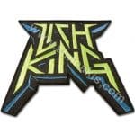 King Nakış işleme Arma Patch Dokuma 10x7,5 cm