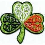 Yaprak Nakış işleme Arma Patch Dokuma 9x9 cm