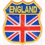 England Nakış İşleme Bayrak Yazı 8x7 cm
