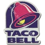 Taco Bell Nakış işleme Arma Patch Peç 9x7,5 cm