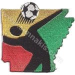 Futbol Nakış işleme Arma Patch Dokuma 8x8 cm