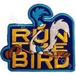Run The Bird Nakış işleme Arma Patch Dokum 10x9 cm