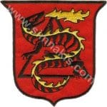 Ejderha Nakış işleme Arma Patch Dokuma 9x9 cm