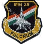 Mig 29 Fulcrum Nakış işleme Arma Patch Dokuma 10x9 cm