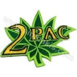 2 Pac Nakış işleme Arma Patch Dokum 13x10 cm