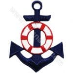 Denizci Çapa Gemici Nakış işleme Arma Patch Peç 6x8 cm & 7,5x10 cm