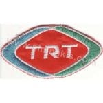 Trt Televizyon arması nakış işleme patch 5X9 cm