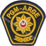 KKTC Pgm-Arge Polis arması nakış işleme patch peç 7x7 cm
