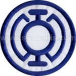 Karakter Logo Nakış işleme Arma Patch Beyaz Lacivert 7x7 cm