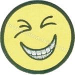 Emoji Nakış işleme Arma Patch 8x8 cm