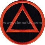 Üçgen Amblem Nakış işleme Arma Patch 7x7 cm