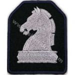 Satranç Amblem Nakış işleme Arma Patch 8x6 cm