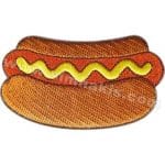 Sosisli Nakış işleme Arma Patch 9x5 cm