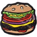 Hamburger Nakış işleme Arma Patch 9x8 cm