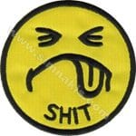 Shit Nakış işleme Arma Patch Dokuma 8x8 cm