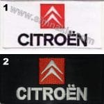 CITROEN nakış işleme arma patch peç 4x9