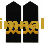 Gemici Kaptan Yat Uzakyol Vardiya Mühendisi/Makinisti Apoleti 1 Çift 12×6 cm