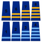 Kaptan Apoleti Nakış işleme 12x5 cm