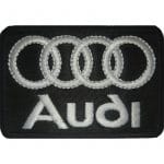 Audi nakış işleme arma patch peç 8x5.5 cm