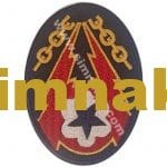 Zincir Filo komutanlığı nakış işleme arma peç 6.5x9 cm