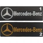Mercedes Benz Nakış İşleme Arma Yazısı 10x3,5 cm