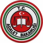 T.C. Adalet Bakanlığı Nakış Arması 8,5×8,5 cm