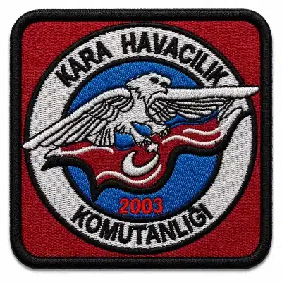 Kara Havacılık Komutanlığı 2003 Nakış Arması 9×9 cm