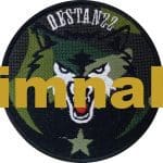 Kurt çakal destan22 nakış işleme arma patch peç 8x8 cm