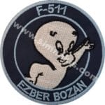 F-511 Ezber Bozan nakış işleme arma patch peç 8x8 cm