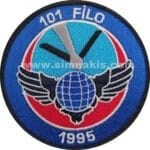 101. Filo nakış işleme arma patch peç 9x9 cm