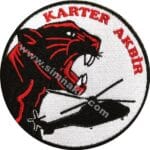 Karter Akbir nakış işleme arma patch peç 9x9 cm