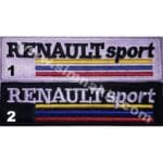 Renault Sport nakış işleme arma patch peç 3x11 cm