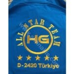 All Star Team D-2420 Türkiye Polo Yaka Tişört (t-shirt) Üzerine Sim Nakış İşleme
