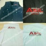 Asil Stüdyoları Polo Yaka Tişört (t-shirt) Yelek Üzerine Nakış İşleme Uygulaması