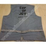 Cup Of Joy Yelek Üzerine Nakış İşleme Uygulaması