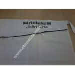 Dalyan Restaurant Aşçı Önlüğü Üzerine Nakış İşleme Uygulaması