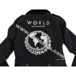 Deri mont üzerine direk world collection nakış işleme uygulamamız