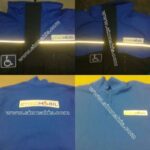Ethicmobil Polo Yaka Tişört (t-shirt) Üzerine Nakış İşleme Arma Patch Uygulamas