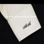 Gömlek Kol Manşetine isim Baş Harflerinin Nakış İşleme Uygulaması