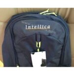 intellica çanta üzerine nakış işleme firma logosu uygulamamız