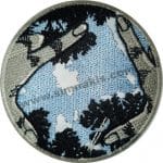 Yalnız Değil nakış işleme arma patch 8x8 cm