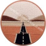 Keşif nakış işleme arma patch 8x8 cm