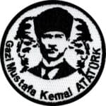 Gazi Mustafa Kemal ATATÜRK nakış işleme arma patch 9x9 cm