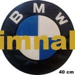 Bmw Nakış İşleme arma patch peç 40×40 cm (Cırt bant seçilemez)